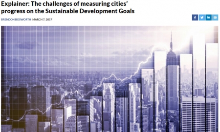 The challenges of measuring cities’ progress on the Sustainable Development Goals
