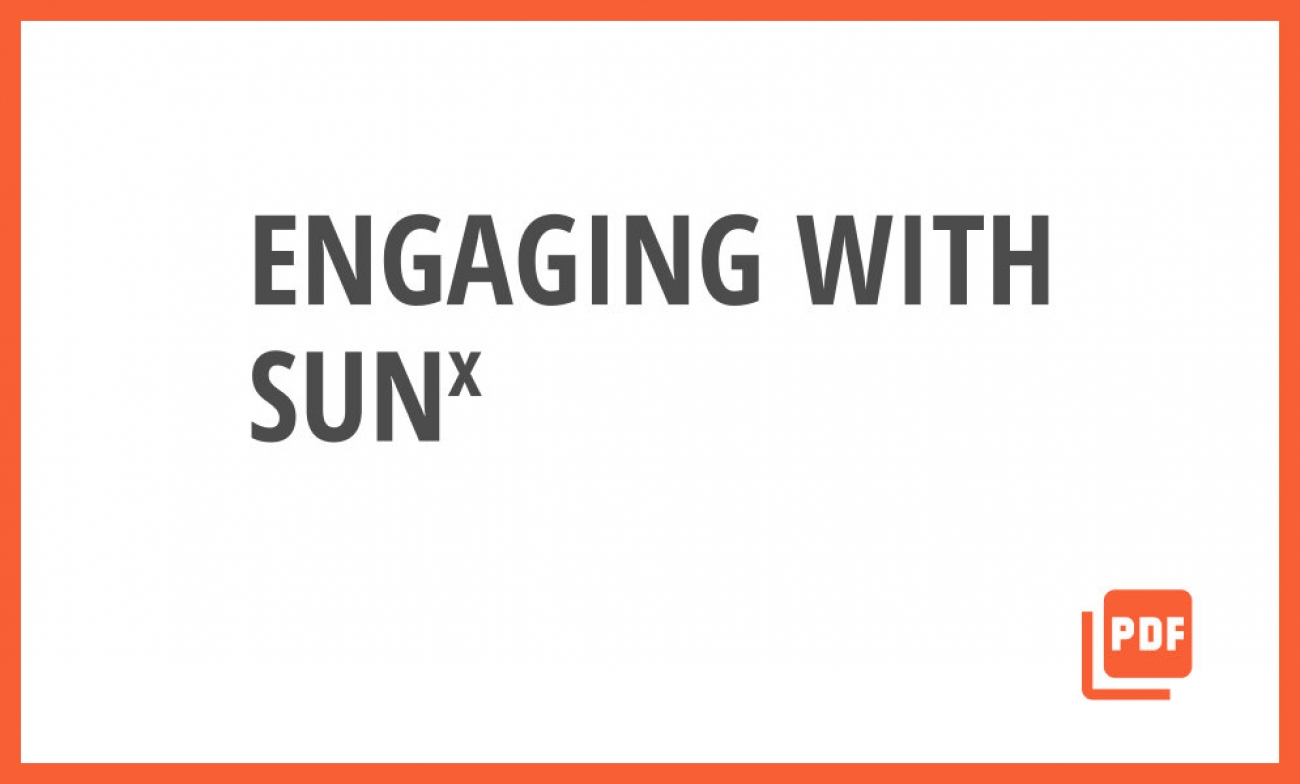 Engaging with SUNx