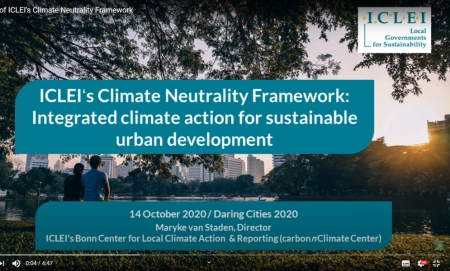 ICLEI Climate Neutrality Framework - Daring Cities 2020