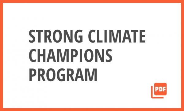 STRONG Climate Champions Programme