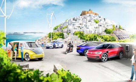 Volkswagen Group and Greek Island Astypalea to create a model island for climate neutral mobility